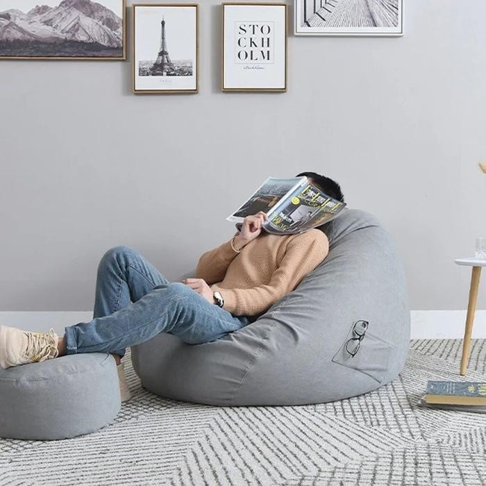 Beanbean Bag Cover 100x120cm Cover Sofa Bean Bag Sarung Bean Bag Bean Bag Cover Only