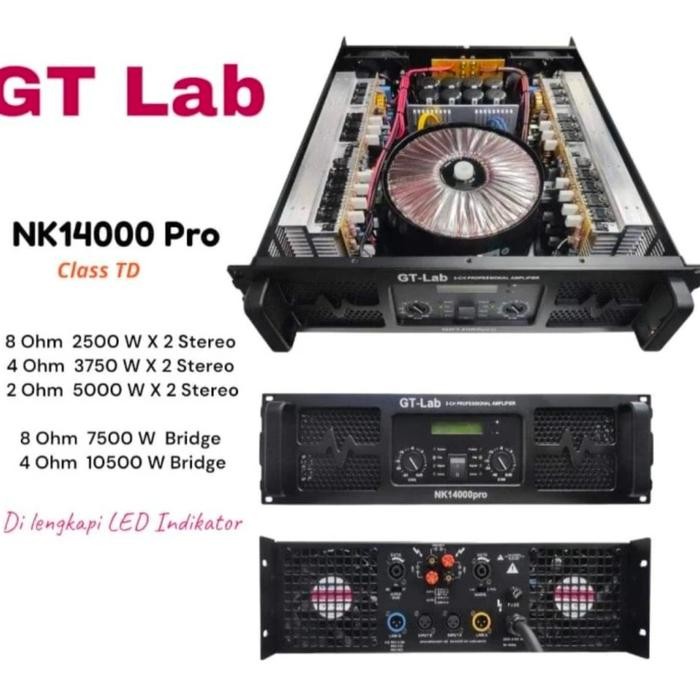 Power Gtlab Gt Lab Nk14000 Class Td Gen 2 By Rdw Amplifier