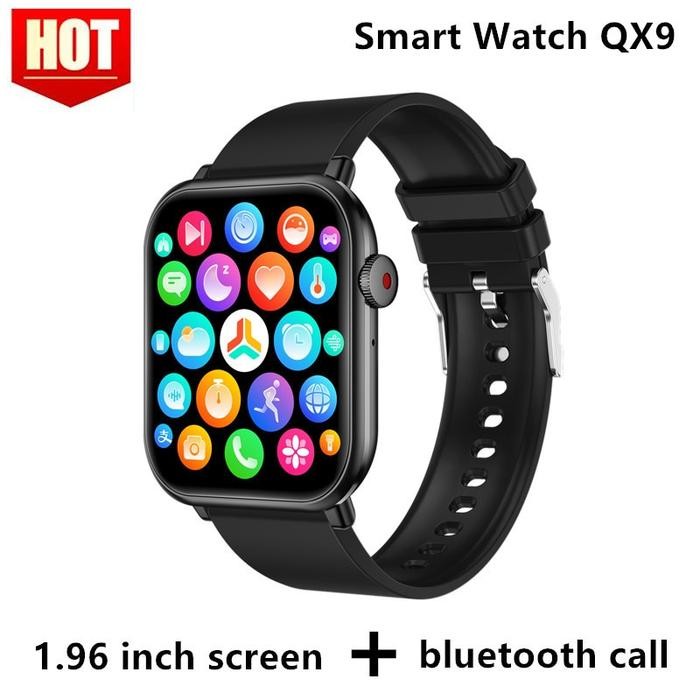 Smartwatch QX9 Temperature Heart Rate Blood Pressure Oxygen Menstrual