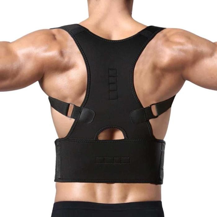 COD Korset Tali Body Harness Magnetic Penegak Postur Tulang Punggung Badan Bungkuk Wanita Pria