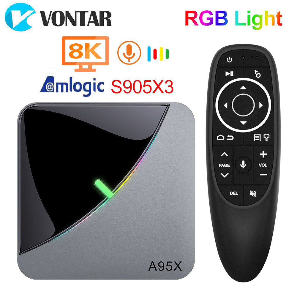 A95X F3 Air Amlogic S905X3 Android 9.0 4GB 64GB Smart TV Box Support