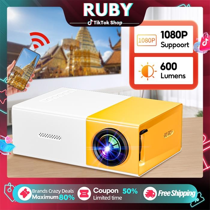 Terlaris Proyektor mini proyektor YG300 Portable home theater proyektor mini portable Led mini