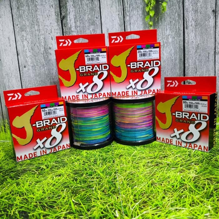 SENAR PE DAIWA JBRAID GRAND X8 500M 500 YDS PILIH UKURAN