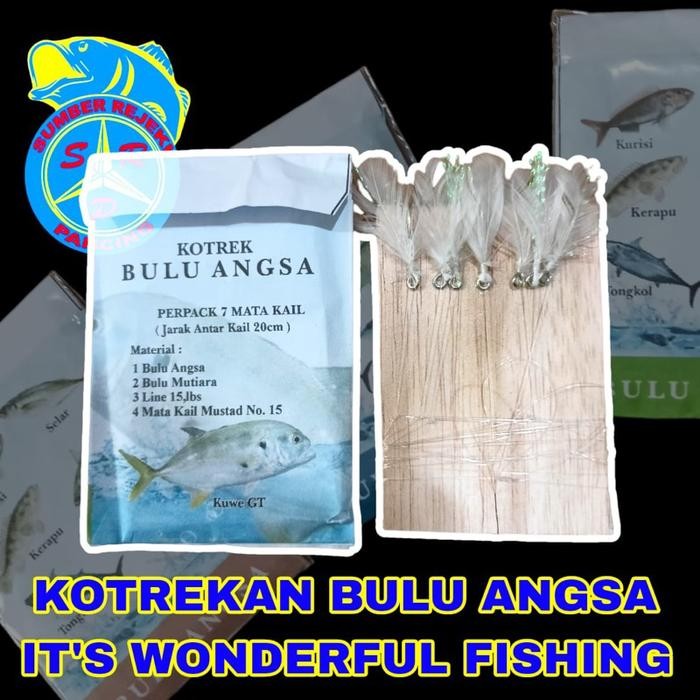 Kotrekan Bulu Angsa Putih