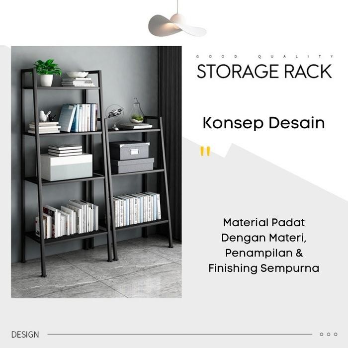 Rak Besi Serbaguna 3 Susun 4 Susun / Putih Storage Rack /Rak Bunga Rak Display Rak Bunga Besi/Living