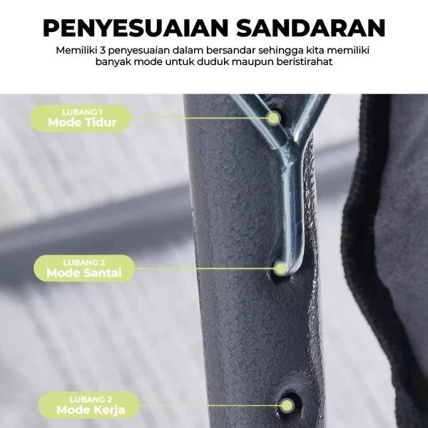 Kursi Lipat Portable Kursi Santai Ruang Tamu Kursi Busa Empuk Kursi Lipat Elegan ZDY-7 Furniture