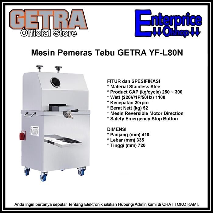 Terlaris Mesin Penggiling Tebu Getra Sugar Cane Presser Yf-L80N