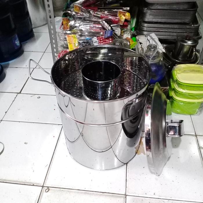 Dandang Bakso Stainless / Langseng bakso Stainless ukuran 35cm
