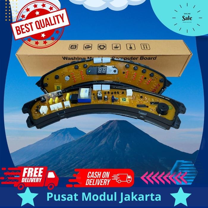 SHARP ES-N75FY-P MODUL PCB MESIN CUCI TOP LOADING