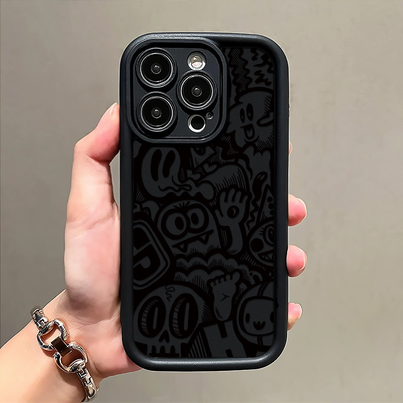 Original Premium Lucu Cowok Case Hp Iphone 16 Pro Max 13 Pro Max 11 Pro Max Se 2022 Xr 12 13 14 15 X