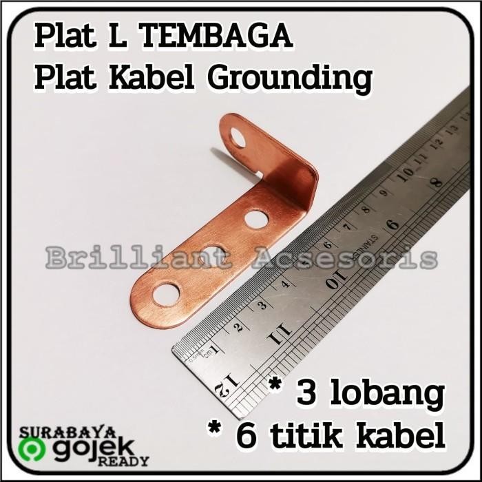 [Expert] L Kabel Grounding - 3 Lobang - 100% Tembaga Asli