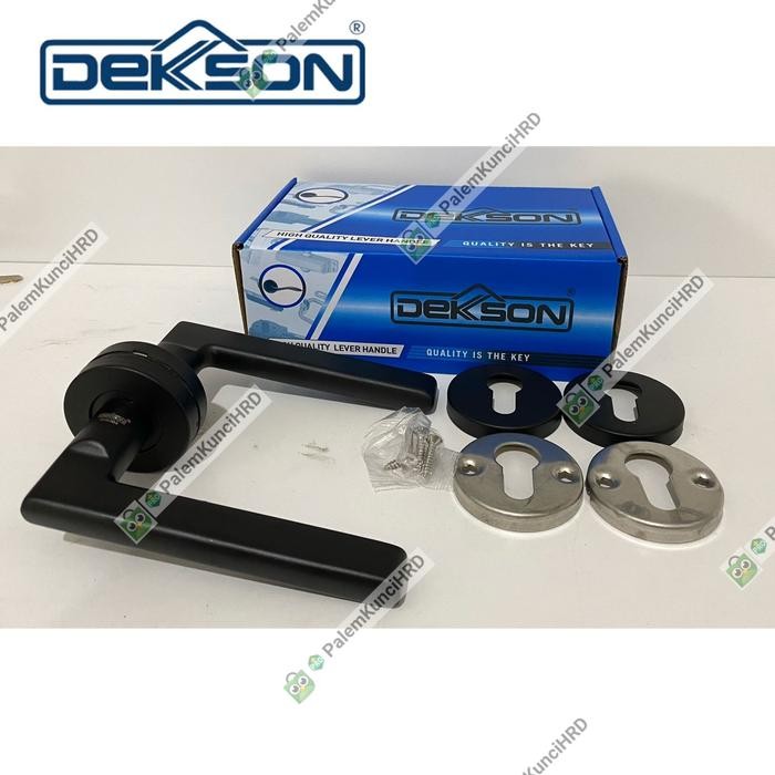 Limited Lever Handle Dekson Lhtr 0039 Black Handle Pintu Dekkson Hitam