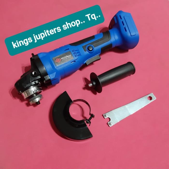 Ecer MESIN - BATRE - CHARGER - cordless grinda 4IN batrai ( merk JLD - HUJIA ) GERINDA CORDLESS