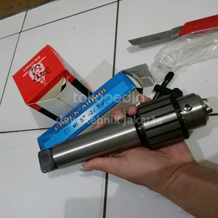 Kepala Bor 20Mm Set Asbor Mt 5 - Sambungan Kepala Bor Mt5 Plus 20Mm