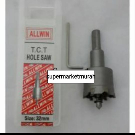 Holesaw Tct Allwin 58Mm Mata Bor Hole Saw Stainless Steel 58 Mm Japan