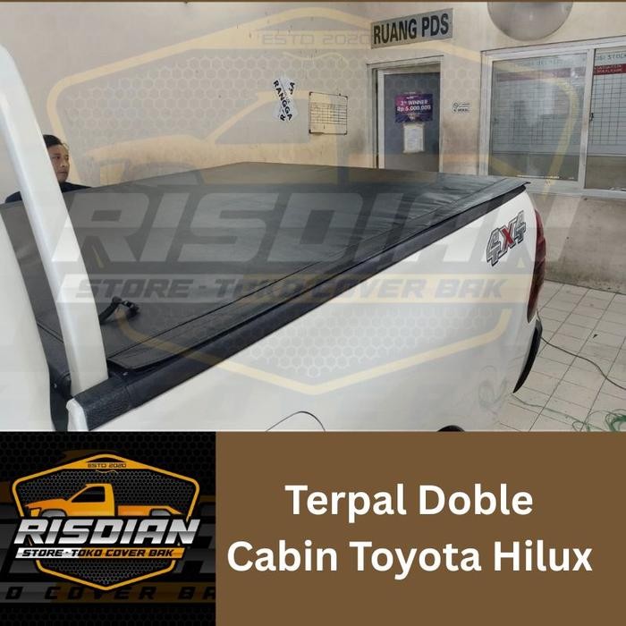 COVER BAK TERPAL PENUTUP BAK HILUX DOUBLE CABIN