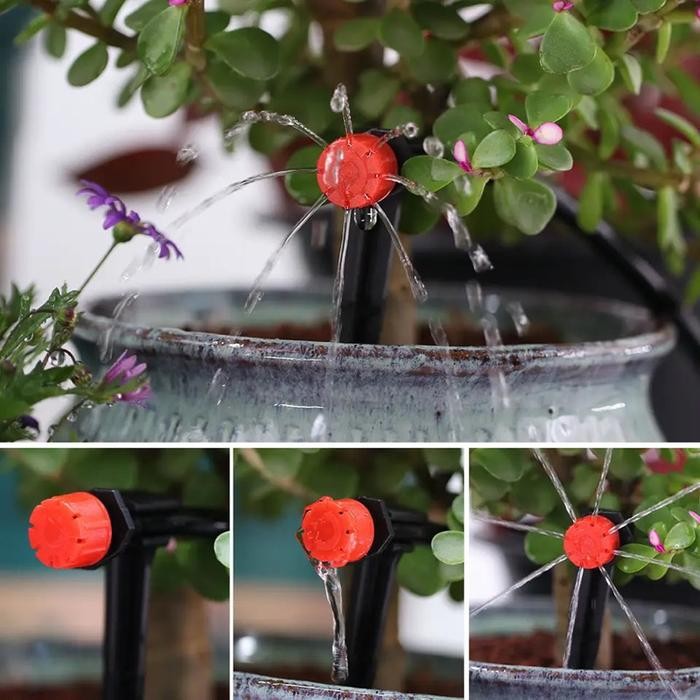 Automatic Digital Irrigation Water Timer Irigasi Misting Tetes Selang