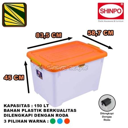 Shinpo Box Container Kotak yimpanan Shinpo 95 Liter130 Liter 150 Liter