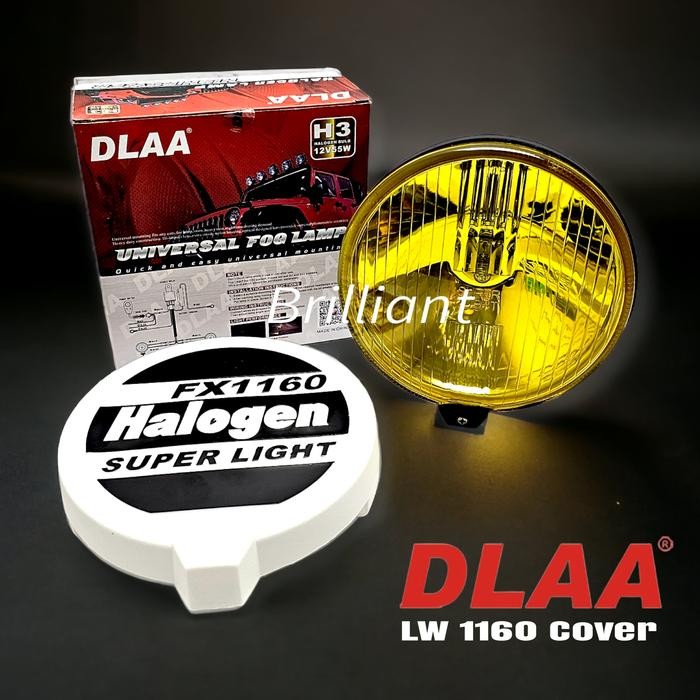 LW1160 - Foglamp Lampu Tembak BULAT Plus Tutup Cover 12V