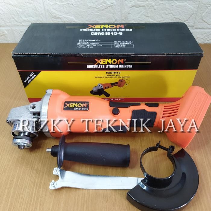 Xenon Cdag1845 Unit Only Mesin Gerinda Cordless Baterai Xenon