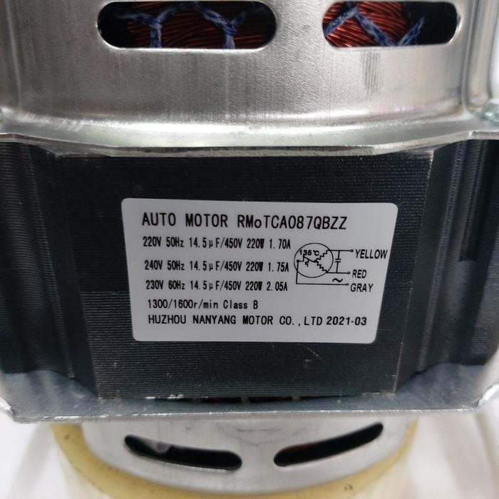 dinamo mesin cuci top loading motor sharp original