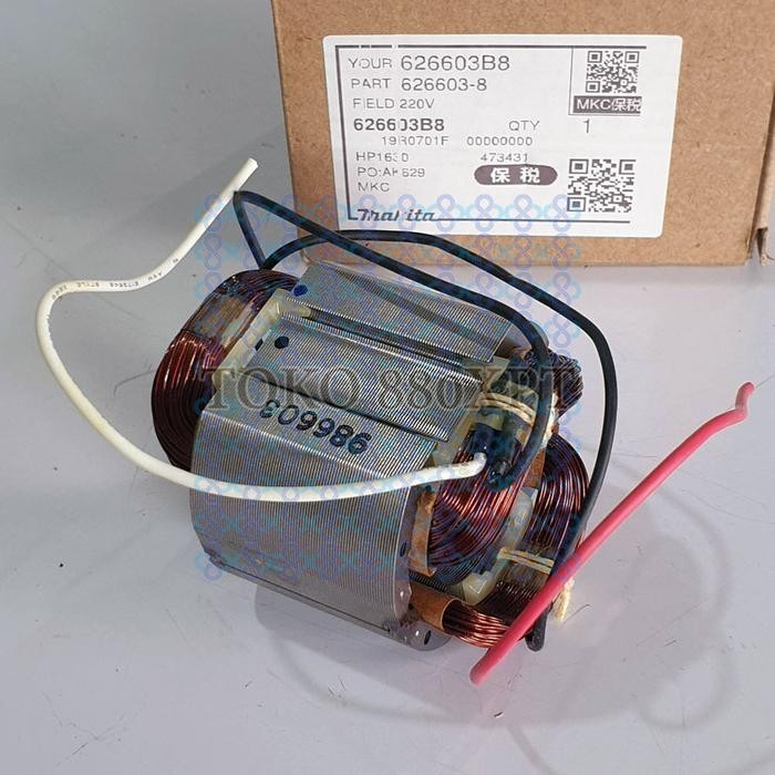 Stator Field Assembly Makita Hp1630 Hp 1630 Bor Beton Makita 626603-8