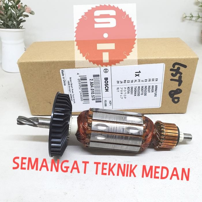 Armature Angker Mesin Jigsaw Gst80Pbe Gst80Pb Gst 80 Pbe Bosch