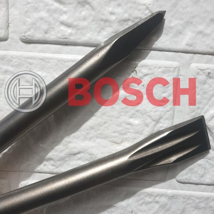 mata pahat bobok beton SDS plus chisel flat pipih lancip point BOSCH