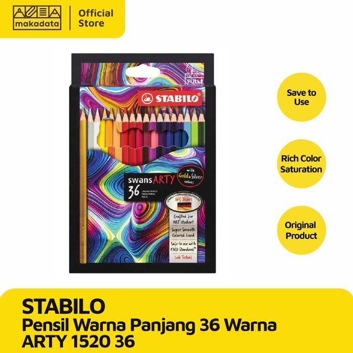 

Colour Pencil Pensil Warna Stabilo 36 Warna Panjang Arty 1520 Murah