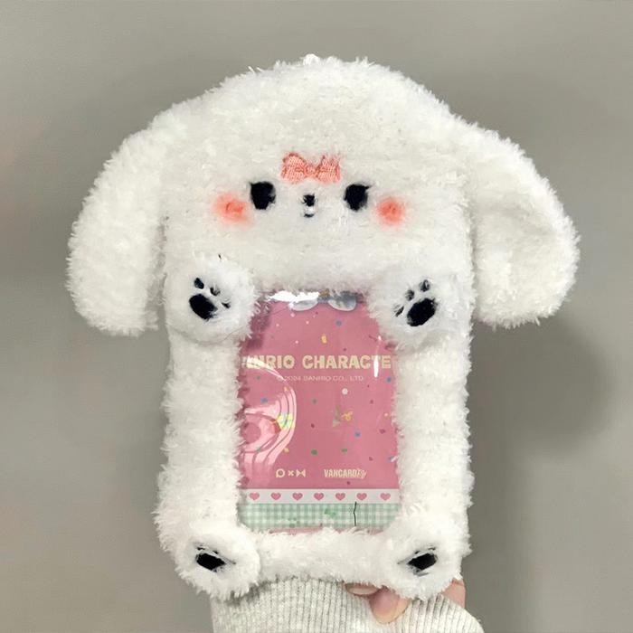 

SALE TERBARU 3INCH/2R CUTE PLUSH PHOTOCARD CASE STUDENT CARD HOLDER BAG KEYCHAIN STAR SHAPE PHOTO