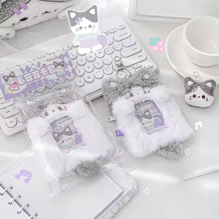 

READY STOK 3INCH/2R SOFT CUTE PLUSH PHOTOCARD HOLDER KPOP IDOL PC CARD SMALL CARD PROTECTIVE COVER