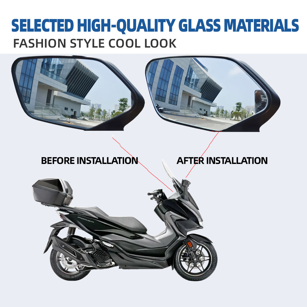 For Forza 350 Forza350 Convex Mirror 2023 2021 Forza300 Forza250 Forza 125 300 250 Increase Rearview