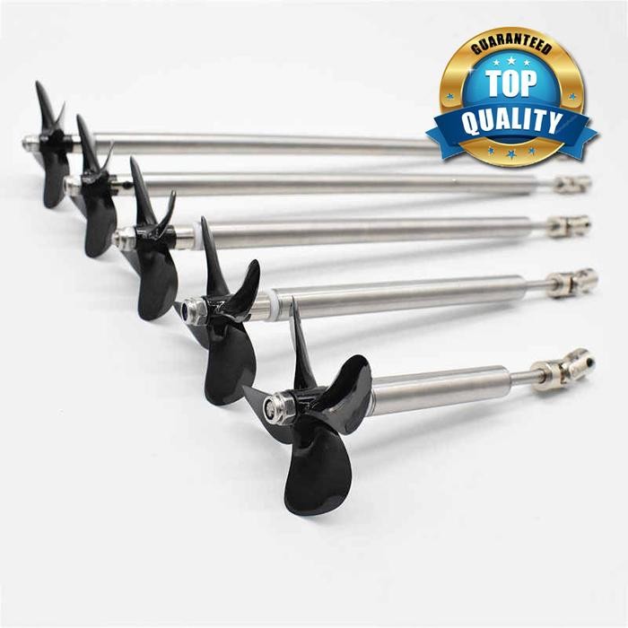 Rc boat shaft propeller 1set 4 blades 4mm Shaft joint 3.17mm