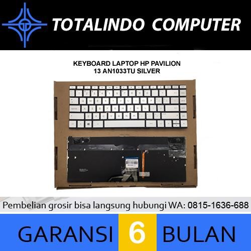 Keyboard HP 13-AN 13-AN0030WM 13-AN0031WM 13-AN1033TU Silver