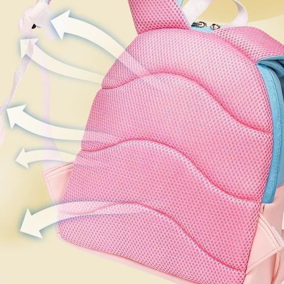 

Deli Tas Sekolah / School Backpack Pink - Biru Bb101 Kulit Karakter