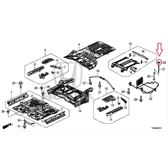 Karet Penutup Baut Ban Serep Honda Mobilio Original