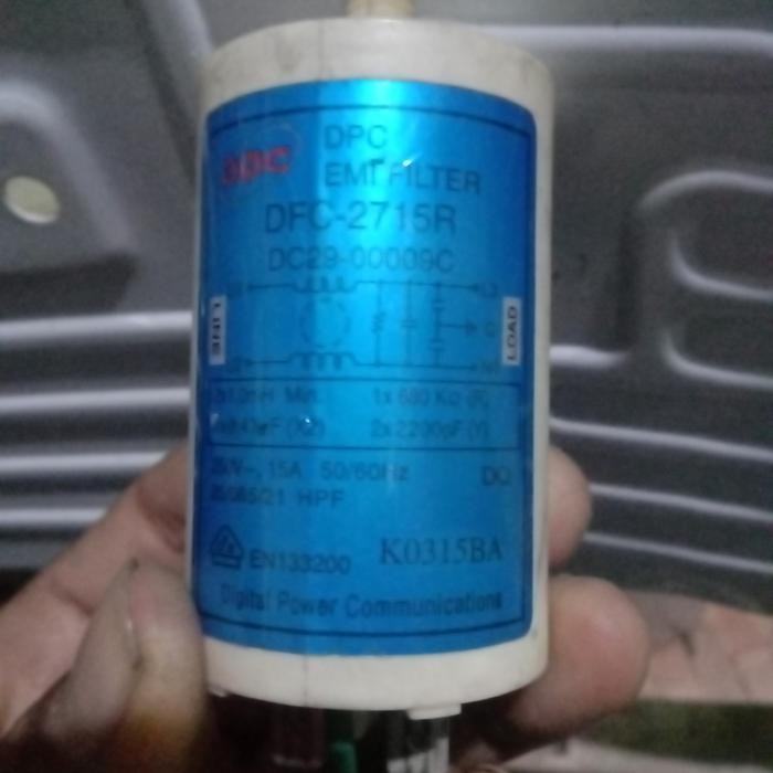 kapasitor noise filter mesin cuci Samsung front loading