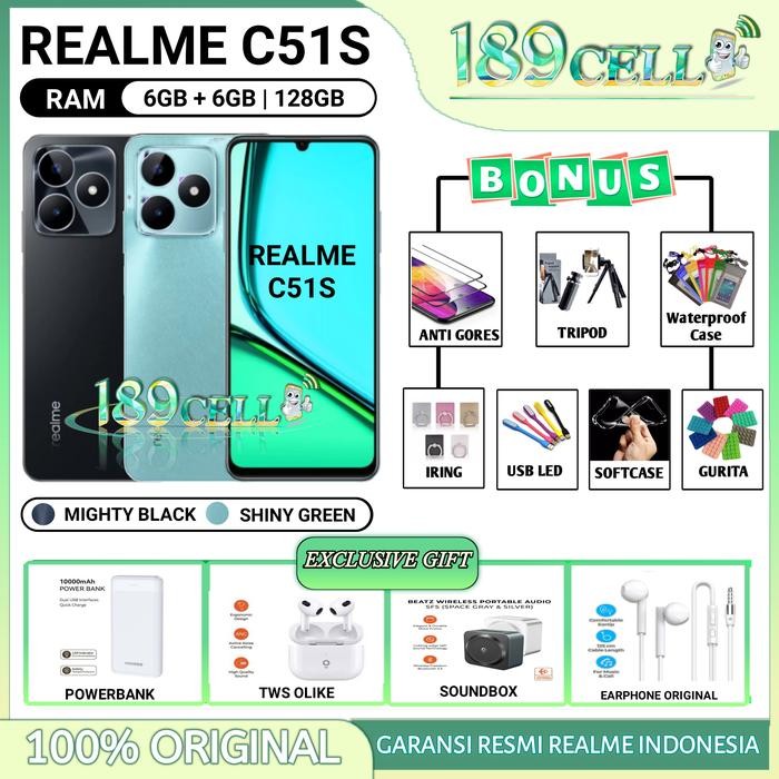 REALME C51S RAM 6/128 GB REALME C51 S RAM 6/128 GB GARANSI RESMI