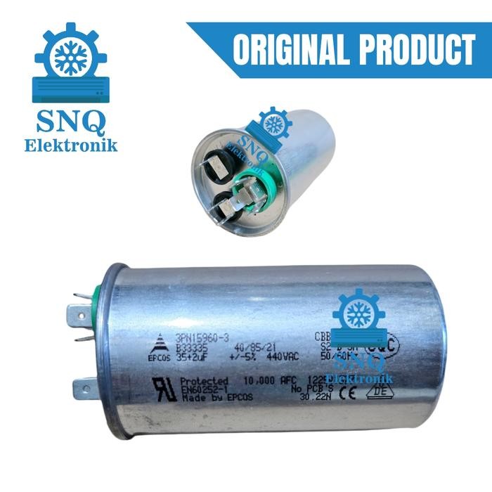 Capasitor ac original daikin 35+2 uf epcos - Kapasitor original epcos 35/2uf