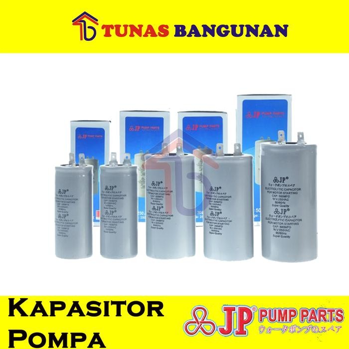 Kapasitor Kabel Pompa Air JP 8 Uf - 35 Uf Mikro / Capasitor Bulat