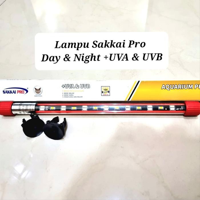 Sakkai Pro Day & Night + UV A & UV B / Lampu LED Celup rium / Sakkai Pro T4-T200 T4-T300 T4-T400