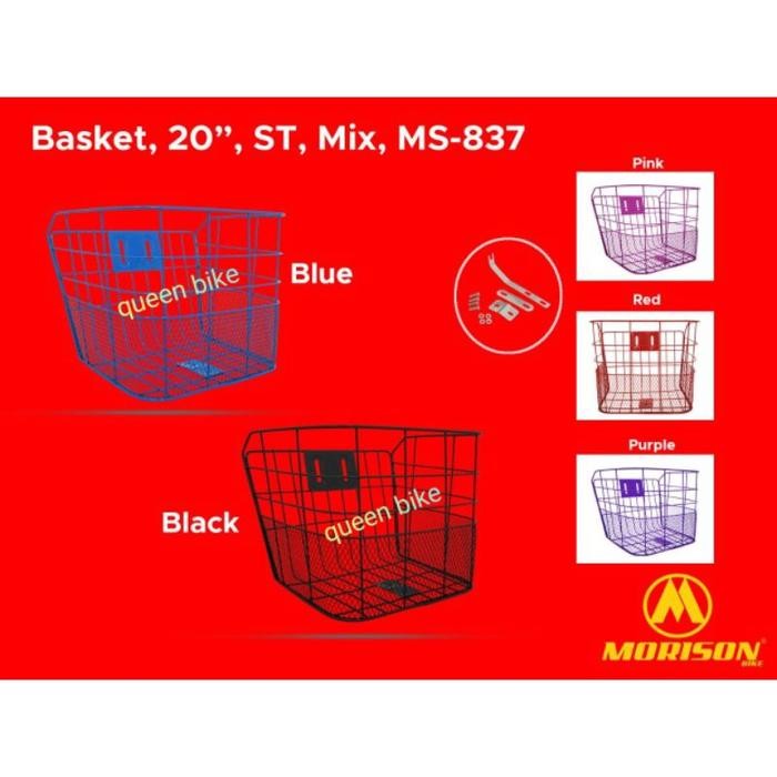 keranjang sepeda anak 18 / 20 mini lipat folding morison 837