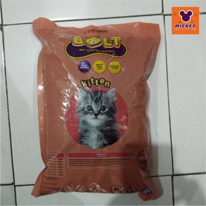Makanan kucing Bolt Kitten 1kg