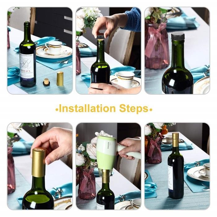 Isi 100 Tutup Botol Wine Plastik Shrink Segel Tutup Botol Segel Botol Segel Pvc Anggur Madu