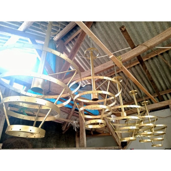 Rangka lampu mute 60x30cm berkualitas