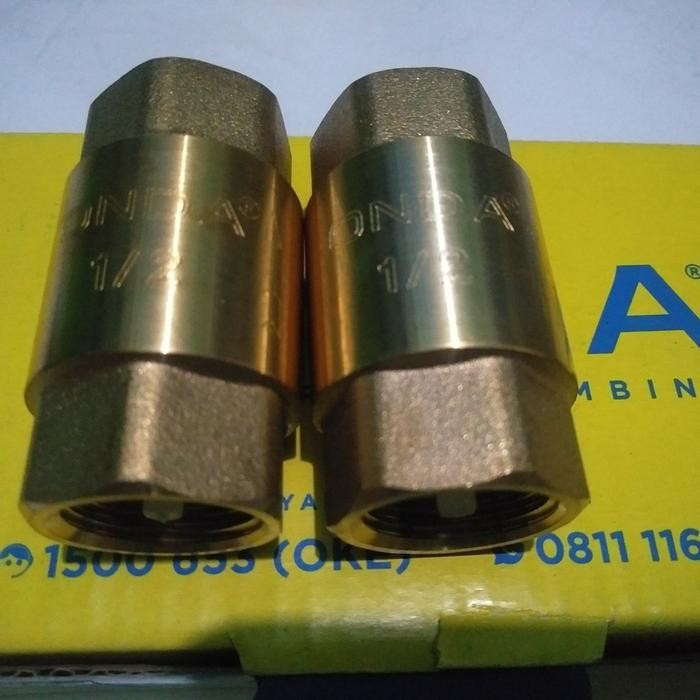 tusen klep onda 1/2 inch/tusen klep kuningan onda 1/2 inch