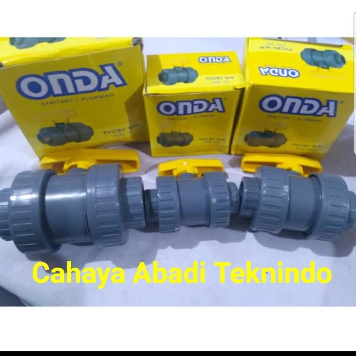 Ball valve watermur pvc onda 1" - Ball valve true union pvc onda