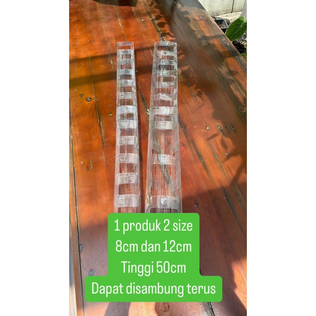 6 pcs TurusTetik GROSIR / Turus Plastik Mika Bening Mica / Moss pole TURUS ESTETIK