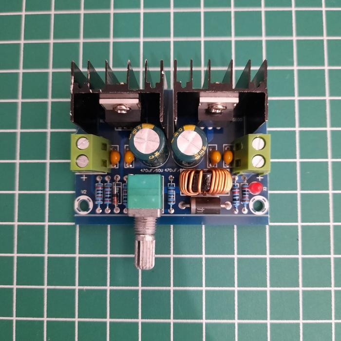 MODUL XL4016 XL 4016 STEP DOWN DENGAN POTENSIO MAX 8A ARDUINO