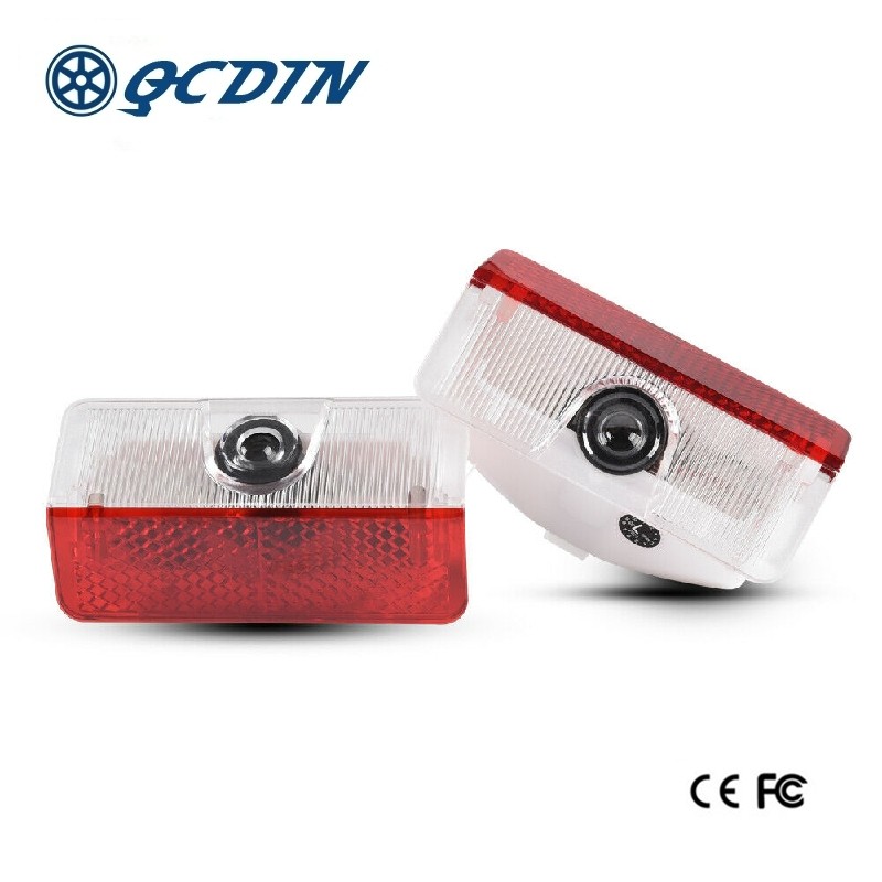 QCDIN for Mercedes-Benz LED Logo Projector Lamp Logo Door LED Puddle